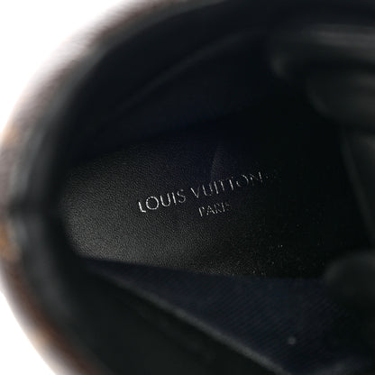 Louis Vuitton Suede Calfskin Monogram Star Trail Ankle Boots 40 Black 6 of 7