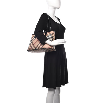 Burberry Supernova Check Regent Tote Black 2 of 17