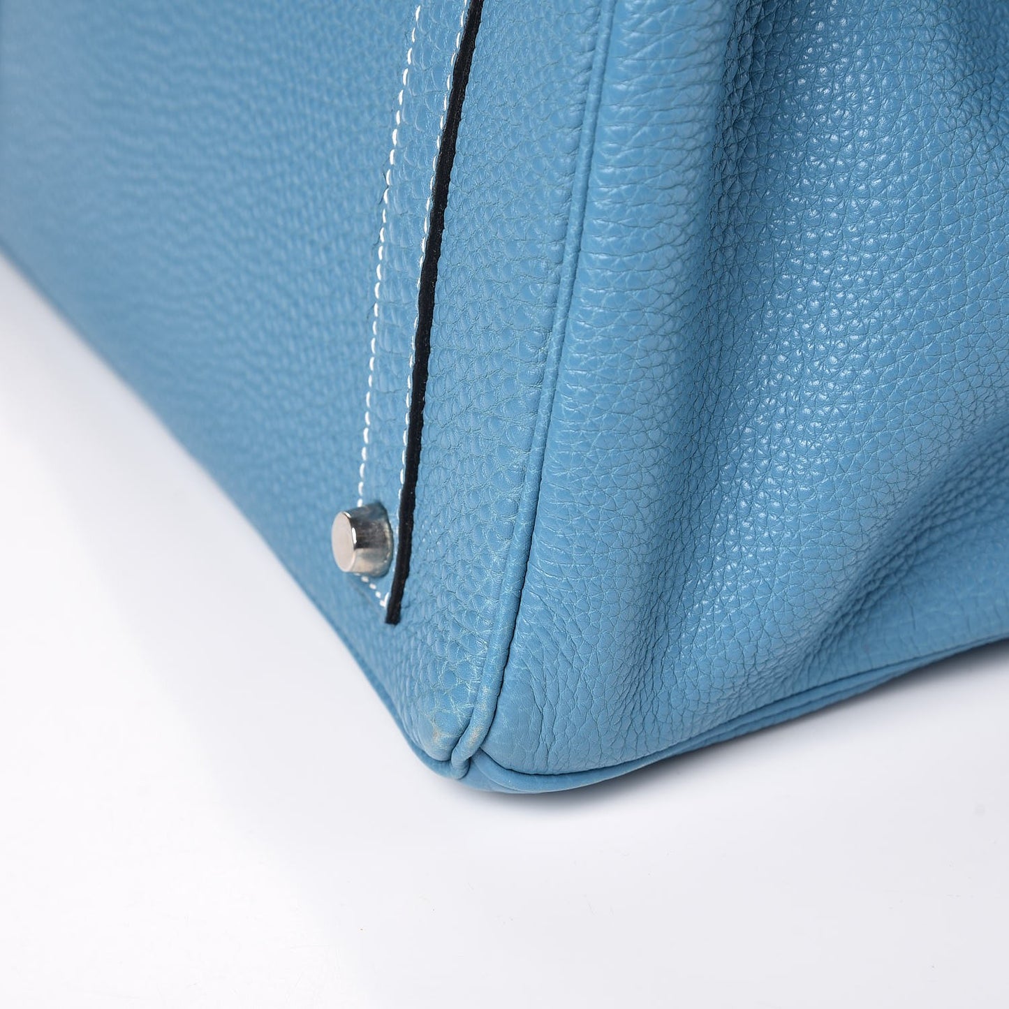 Togo Birkin 35 Blue Jean
