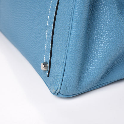 Hermes Togo Birkin 35 Blue Jean 39 of 39