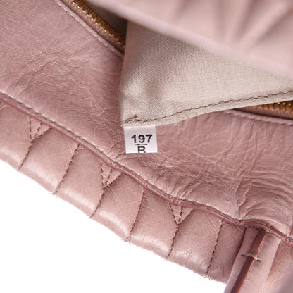 Miu Miu Vitello Shine Trapu Tote Mughetto 9 of 15