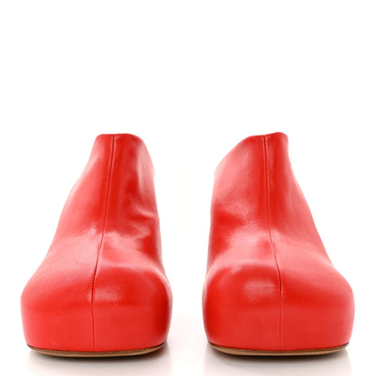 Bottega Veneta Stretch Nappa The Bold Mules 38.5 Red 2 of 8