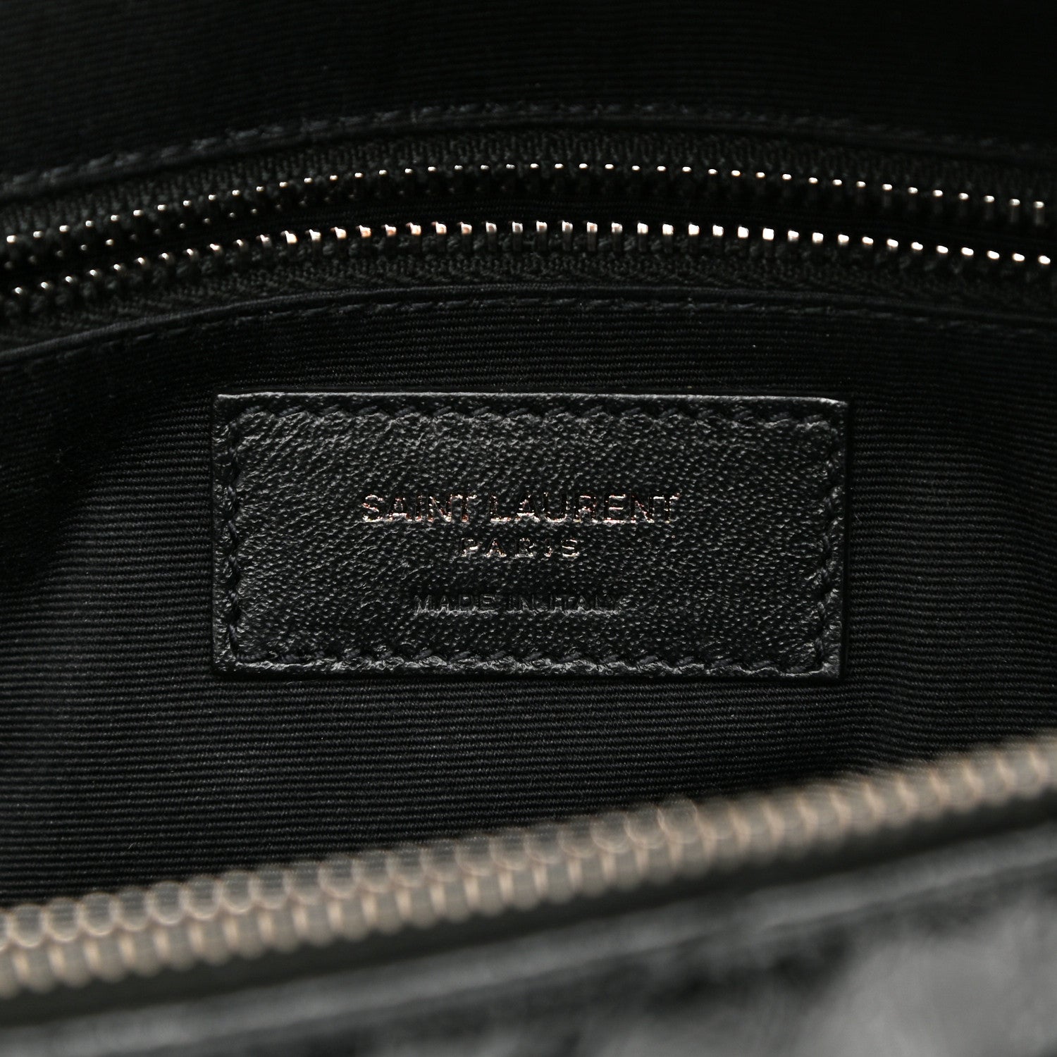 Saint Laurent Crinkled Calfskin Matelasse Monogram Niki Body Bag Black 6 of 11