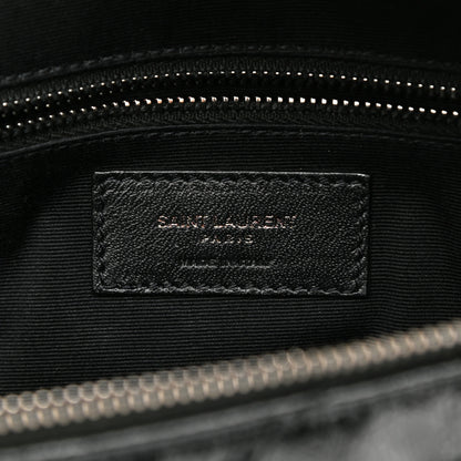 Saint Laurent Crinkled Calfskin Matelasse Monogram Niki Body Bag Black 6 of 11