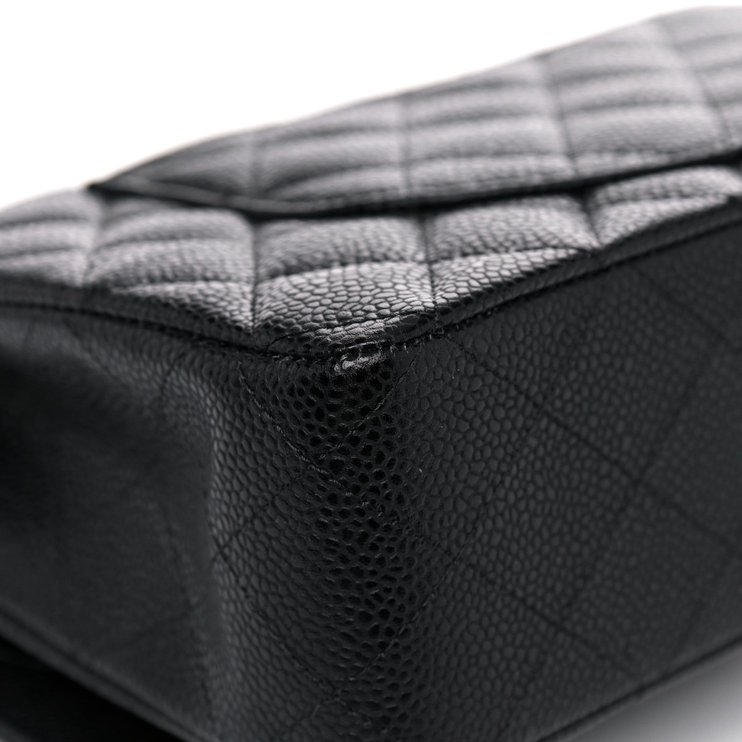 Chanel Caviar Quilted Medium Double Flap Black 10 of 12