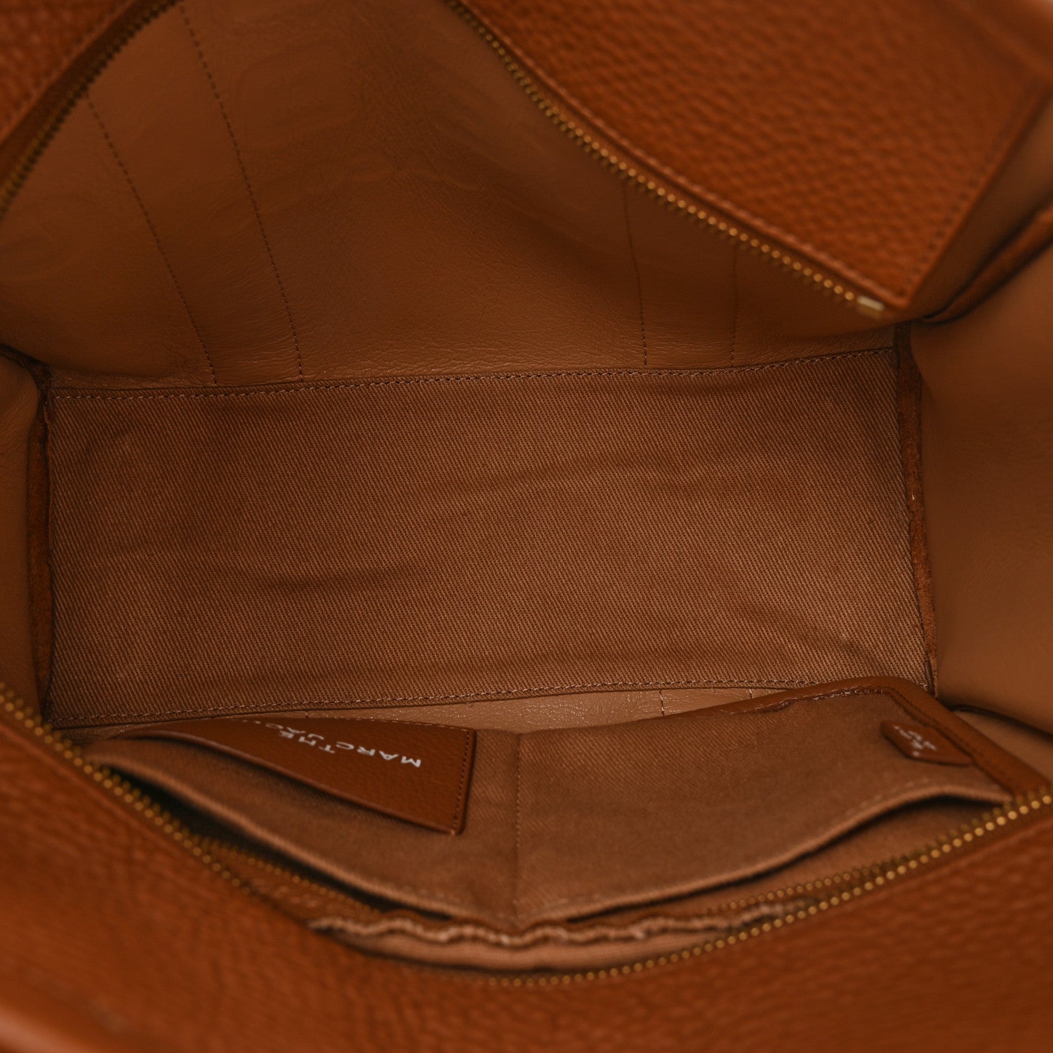 Marc Jacobs Grained Calfskin Medium The Tote Bag Argan Oil 5 of 13