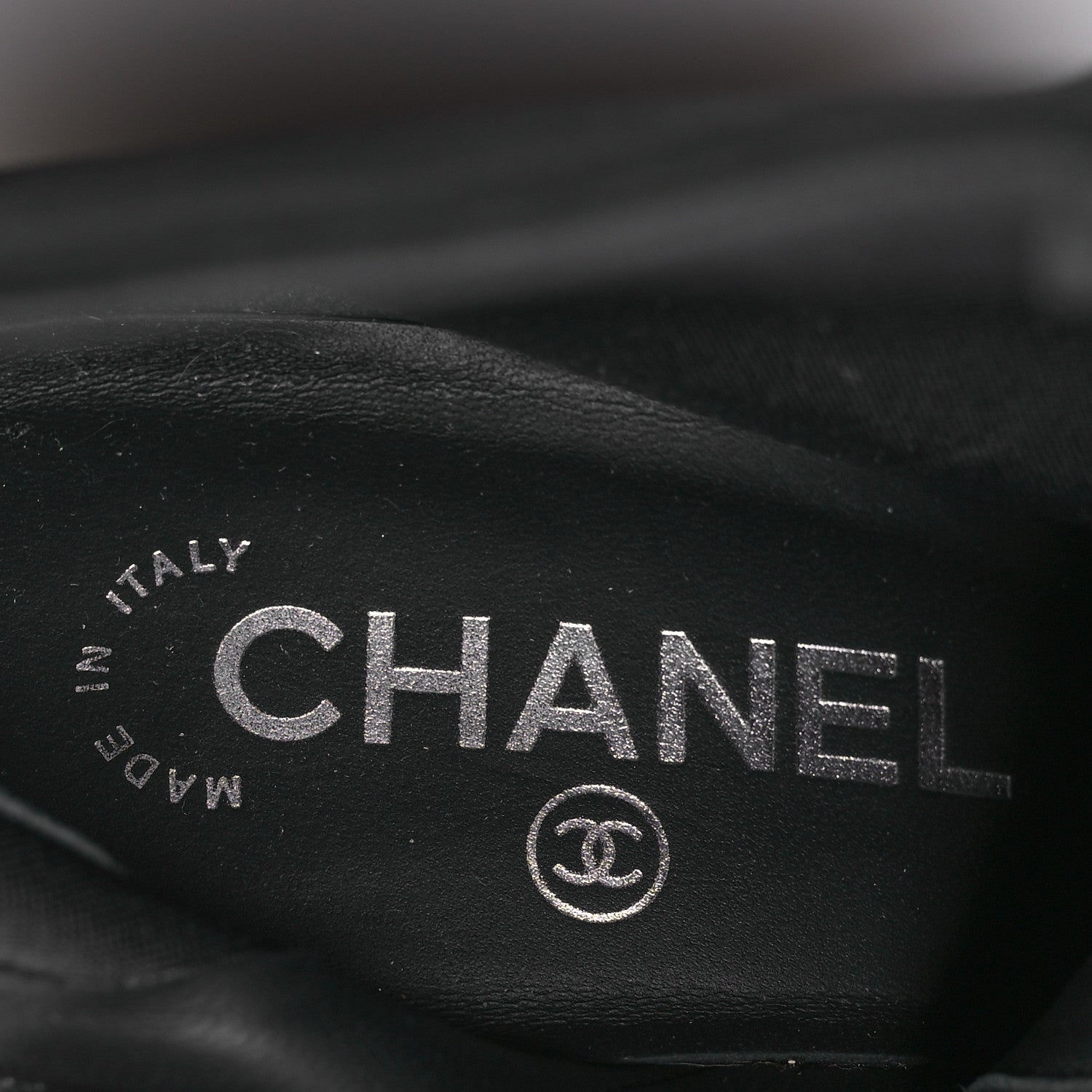 Chanel Lambskin Platform Short Boots 38 Black 9 of 14