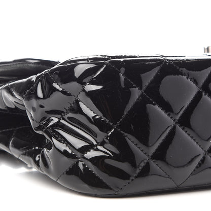 Chanel Patent Quilted Jumbo Double Flap Black 7 of 8