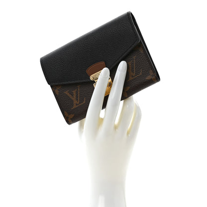 Louis Vuitton Monogram Pallas Compact Wallet NM Black 2 of 7