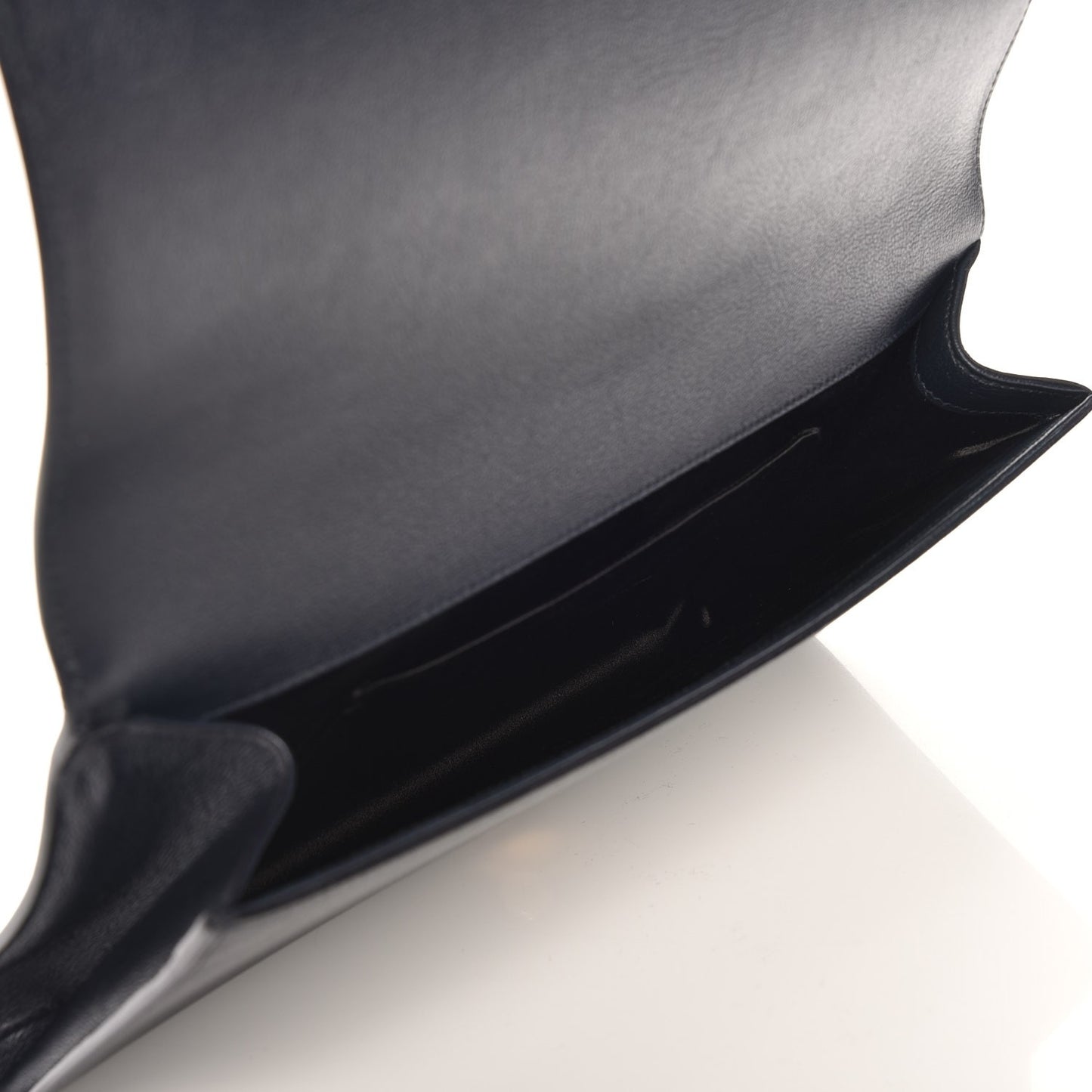 Calfskin Monogram Large Belle De Jour Clutch Navy