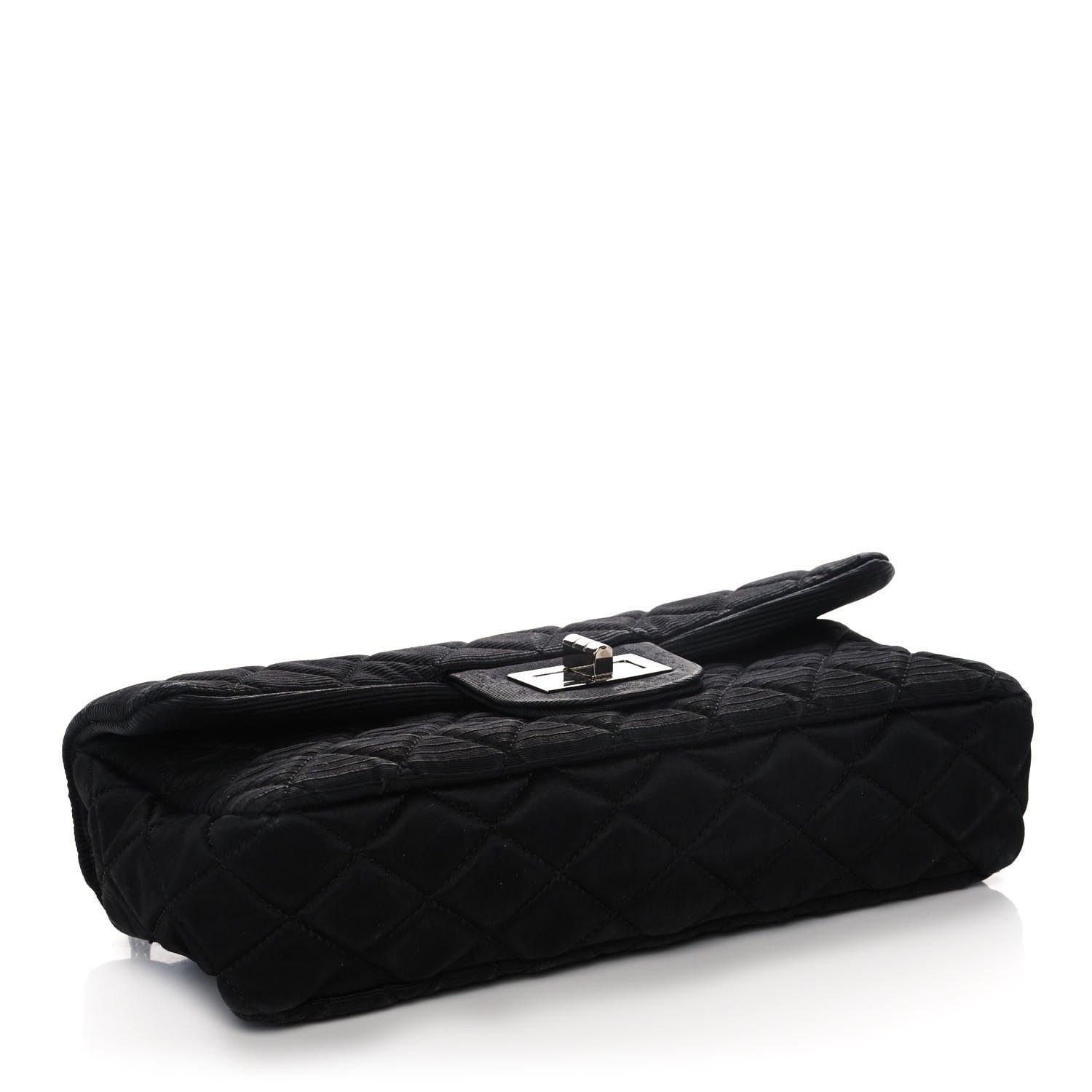 Chanel Fabric Mademoiselle East West Flap Black 4 of 11