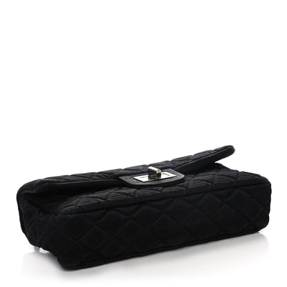 Chanel Fabric Mademoiselle East West Flap Black 4 of 11