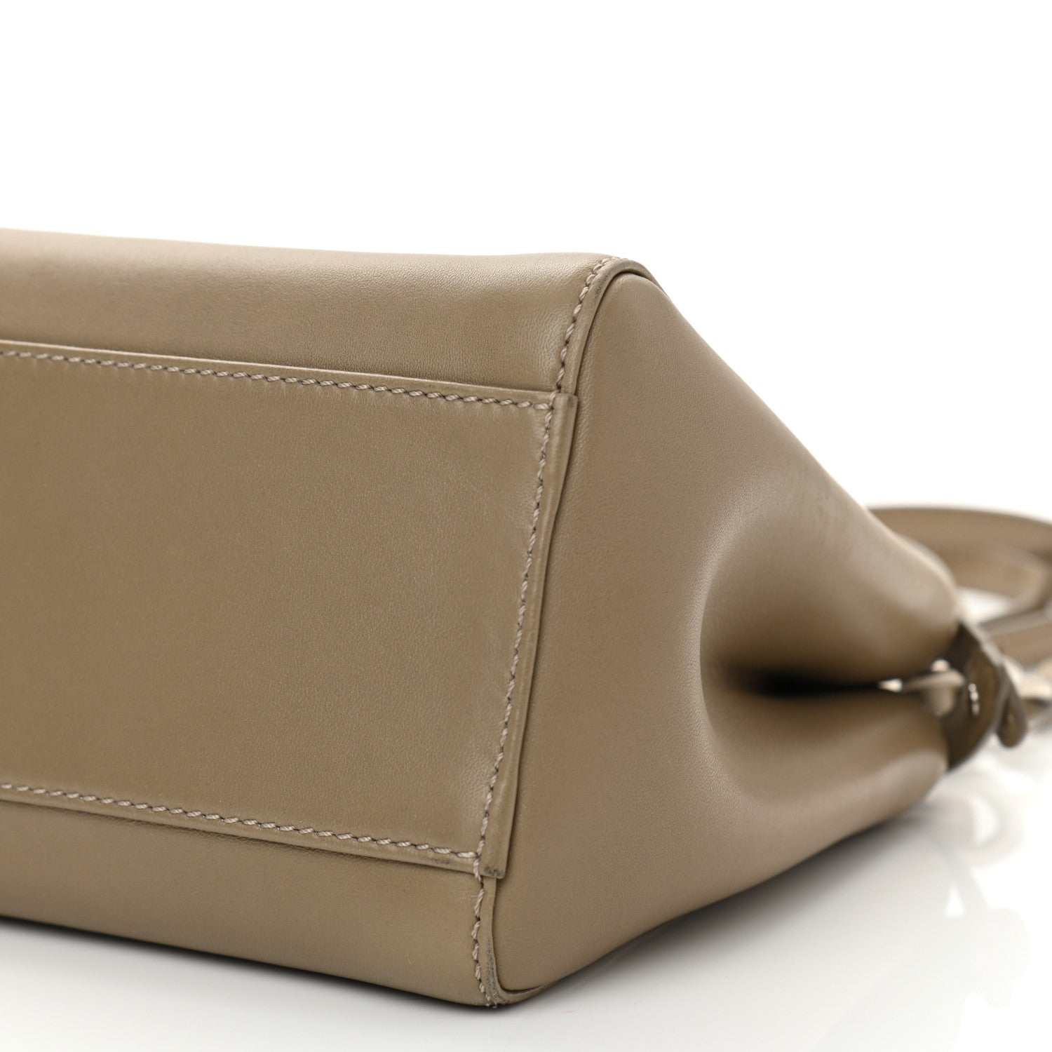 Fendi Nappa Mini Peekaboo Iconic Satchel Tortora 10 of 12