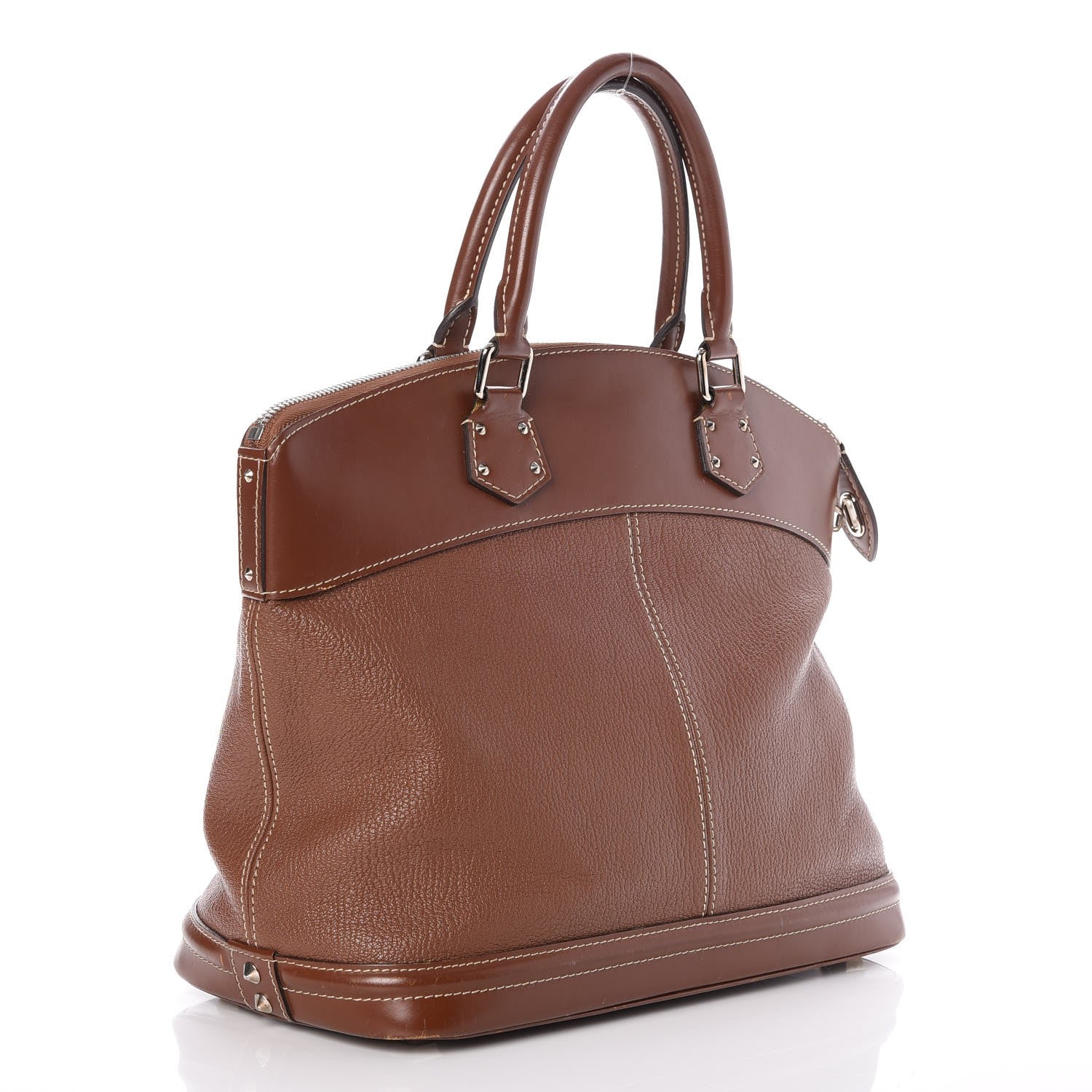 Louis Vuitton Suhali Lockit MM Sienne 3 of 13