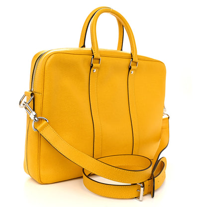 Louis Vuitton Taiga Porte Documents Voyage PM Yellow Altair 3 of 10