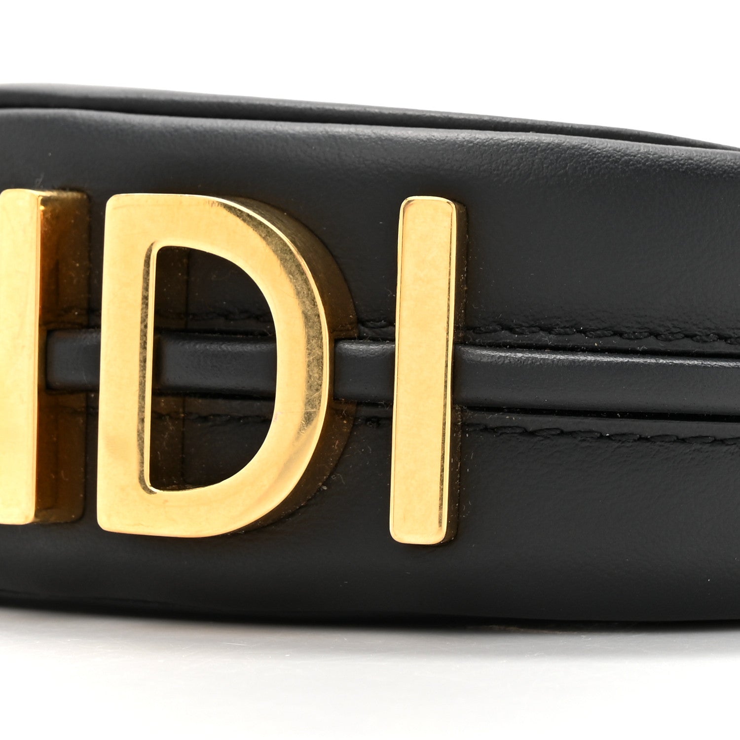 Fendi Vitello Grace Matte Nano Fendigraphy Hobo Charm Black 9 of 11