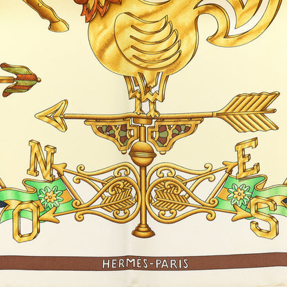 Hermes Silk Les Girouettes Scarf 90 2 of 5