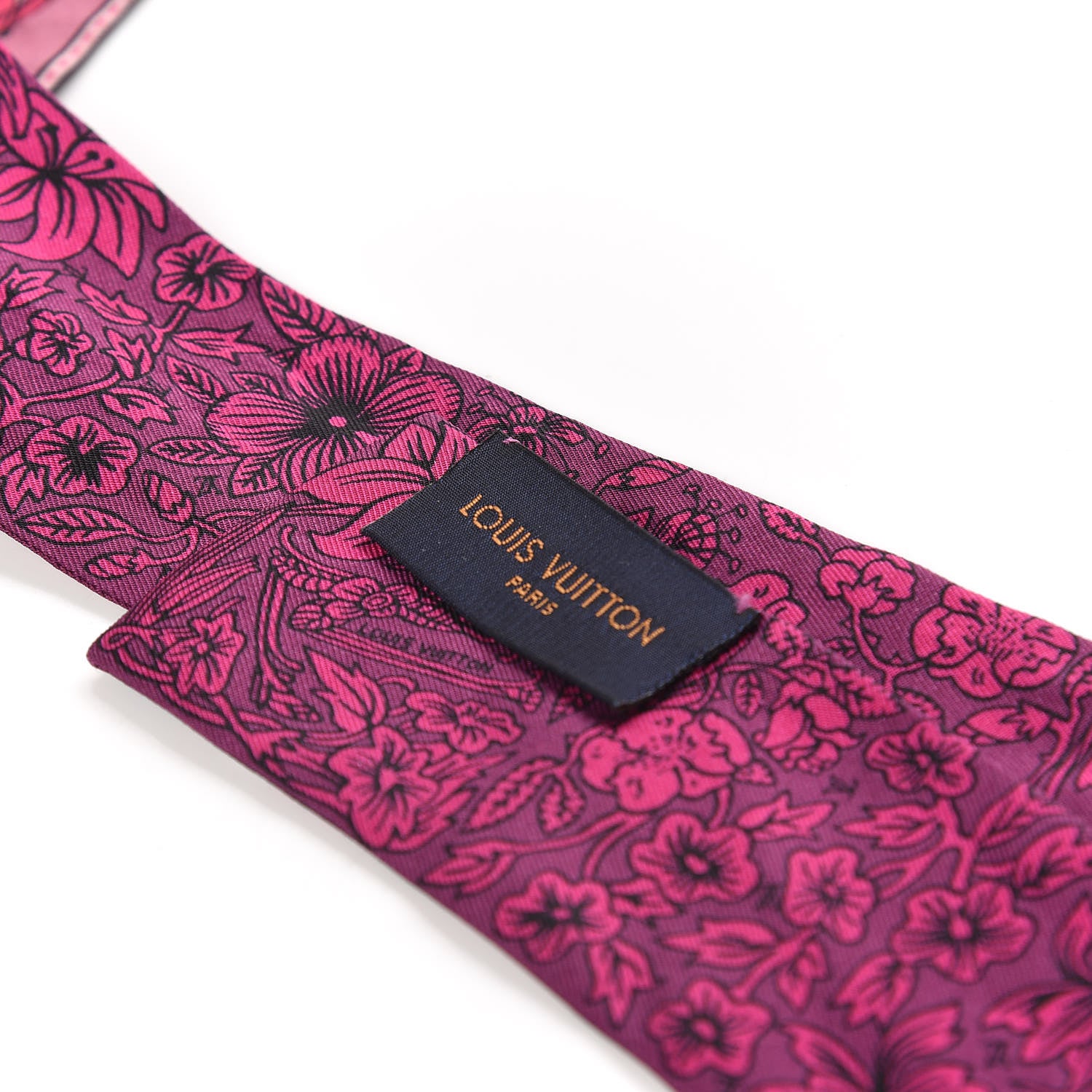 Louis Vuitton Silk Jeu De Louis BB Bandeau Magenta 3 of 4