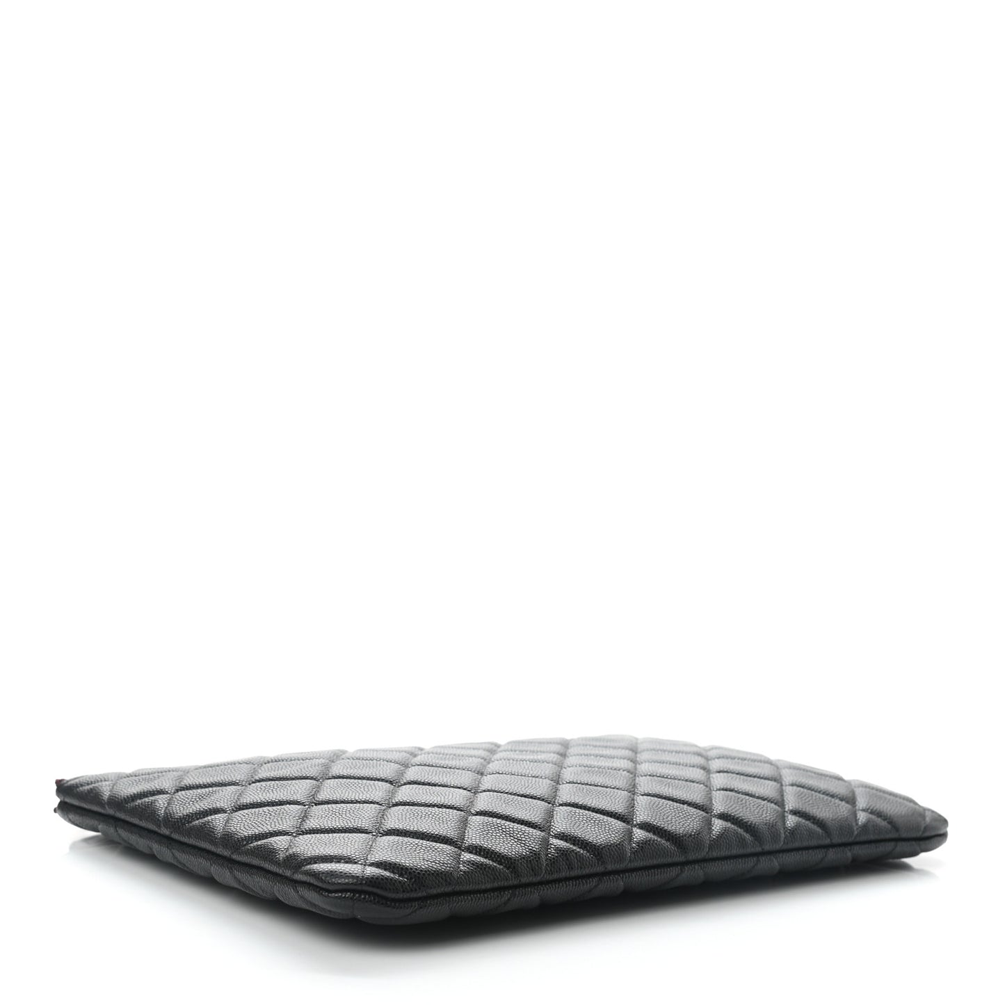 Caviar Quilted Medium Cosmetic Case Black