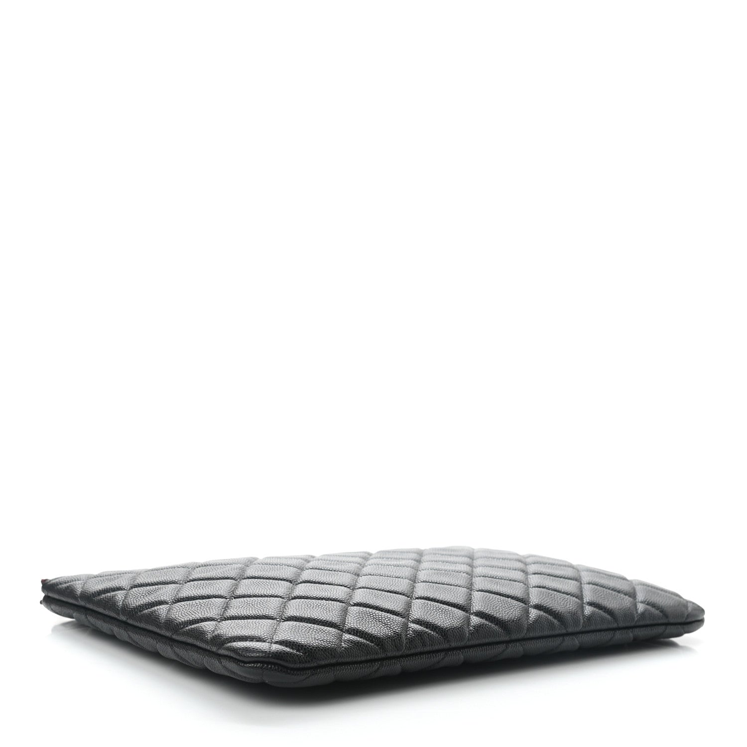 Chanel Caviar Quilted Medium Cosmetic Case Black 5 of 8