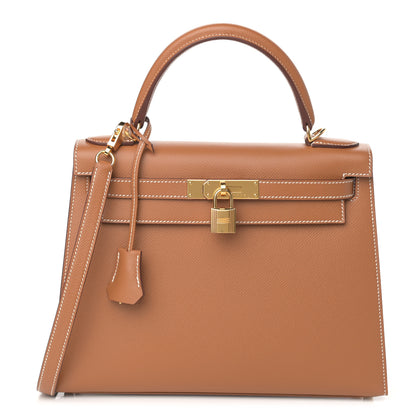 Hermes Epsom Kelly Sellier 28 Gold 1 of 12