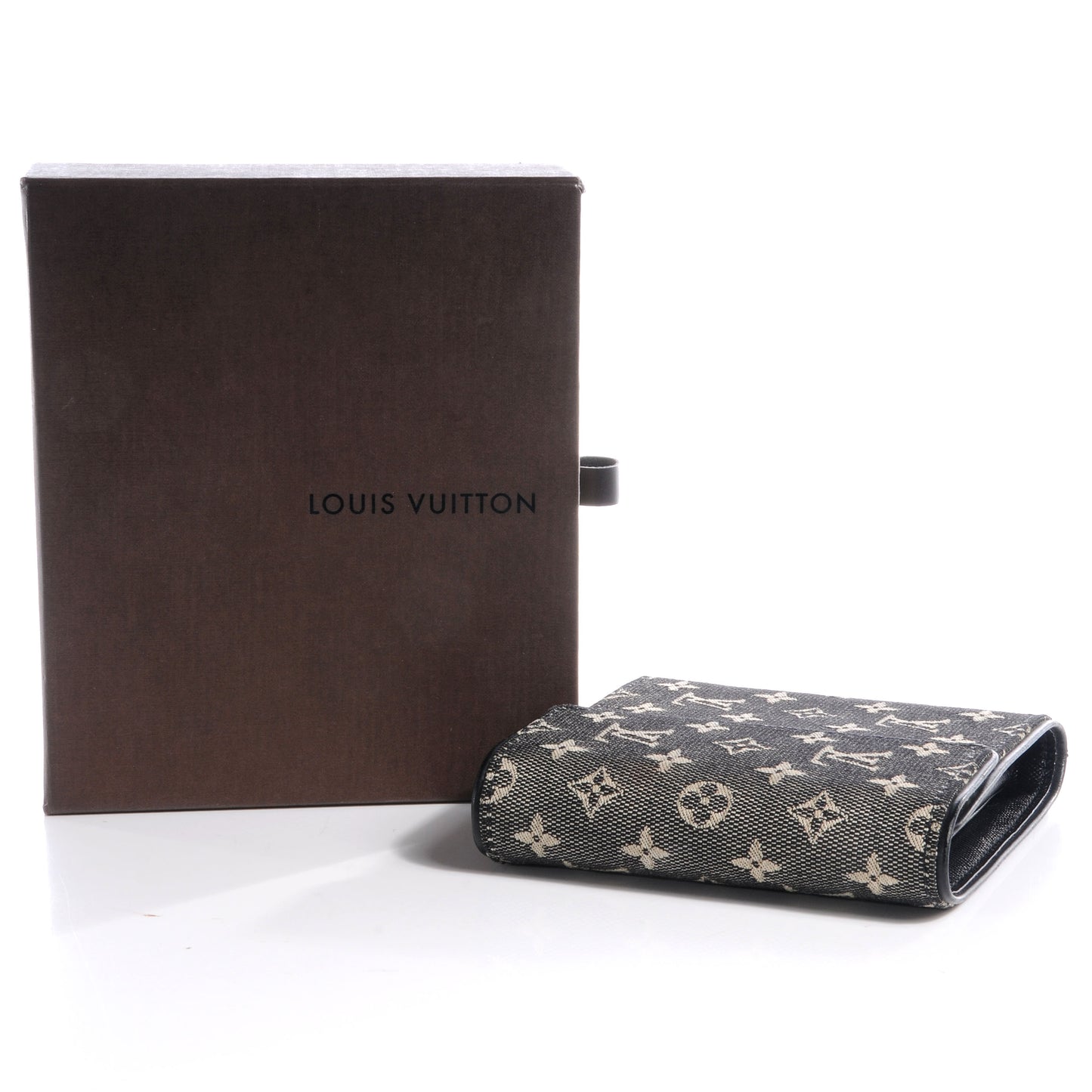 Mini Monogram Compact Wallet Black