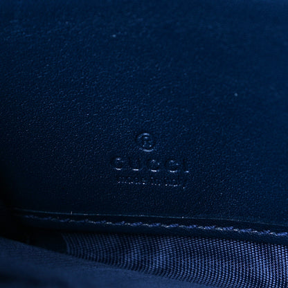 Gucci X MLB Guccissima Signature NY Yankees Embroidered Zip Around Wallet Royale Ivory 7 of 10