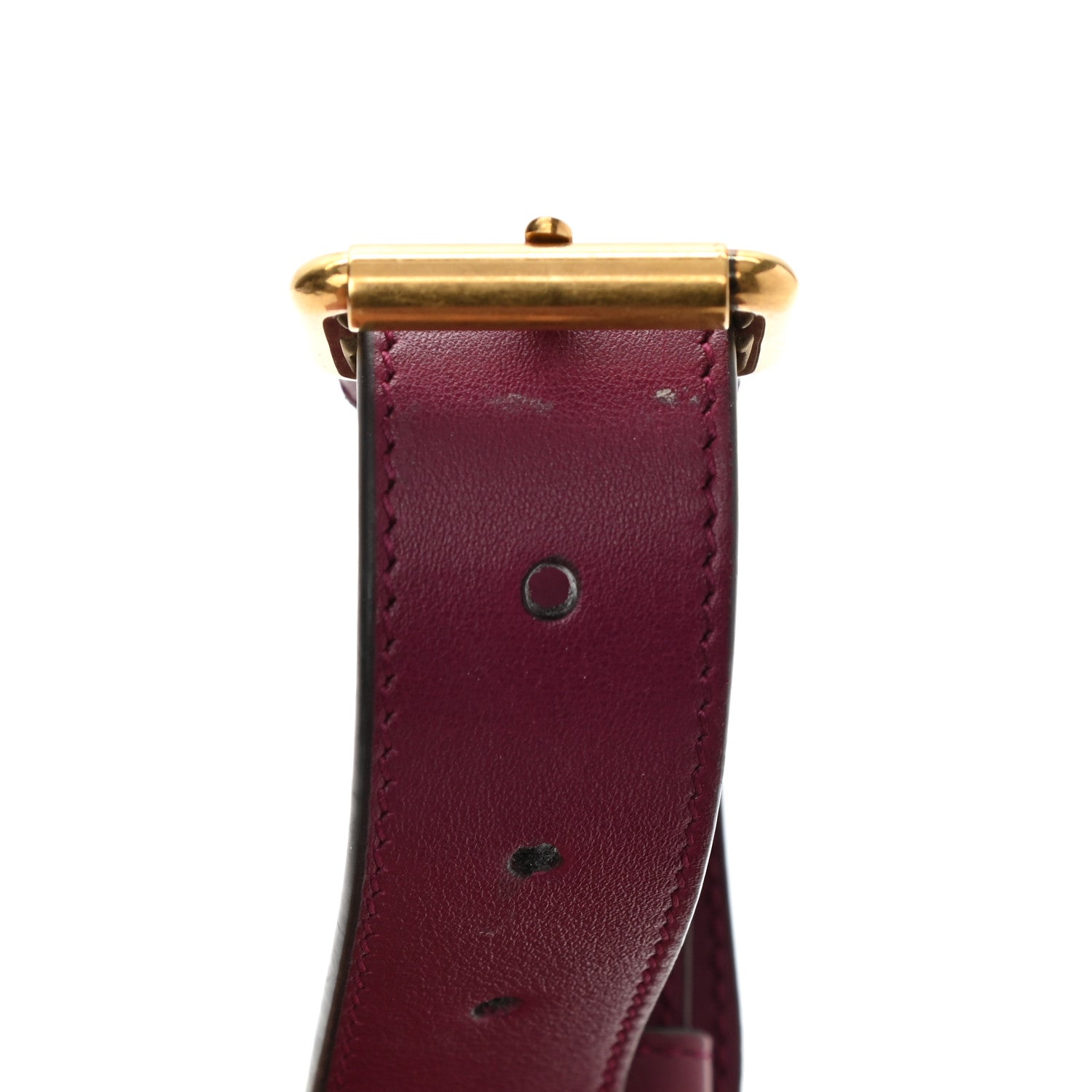 Gucci Velvet Matelasse GG Marmont Belt Bag 85 34 Fuchsia Violet Cyclamen 9 of 9
