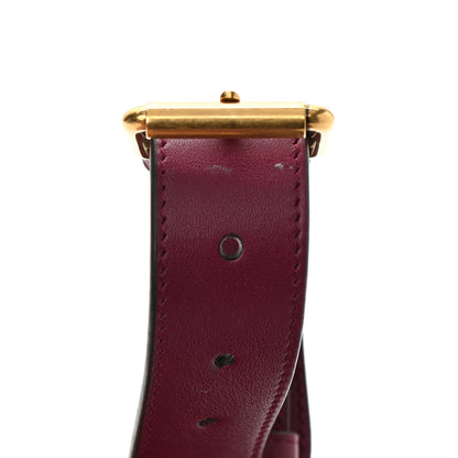 Gucci Velvet Matelasse GG Marmont Belt Bag 85 34 Fuchsia Violet Cyclamen 9 of 9