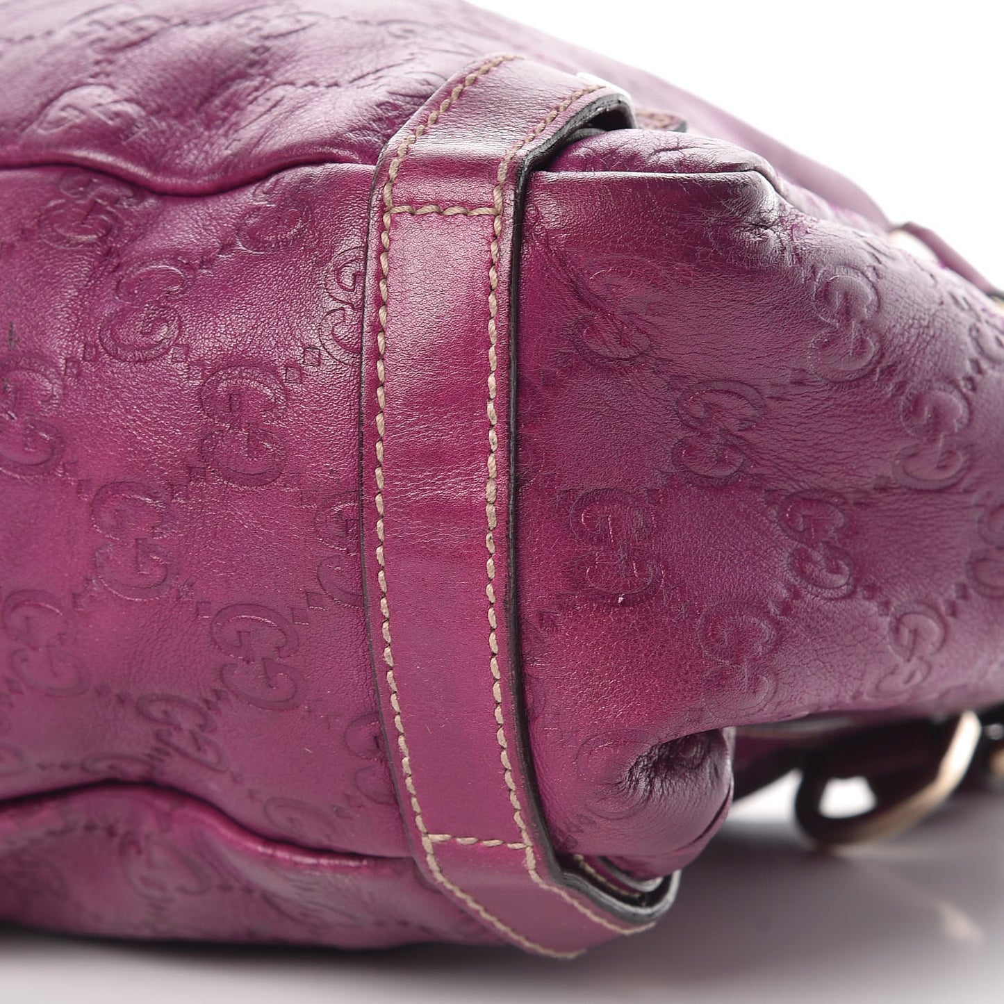 Guccissima Medium Abbey Shoulder Bag Purple