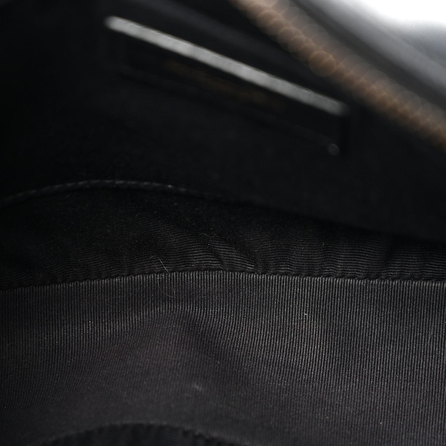 Saint Laurent Calfskin Matelasse Monogram Lou Camera Bag Black 5 of 10
