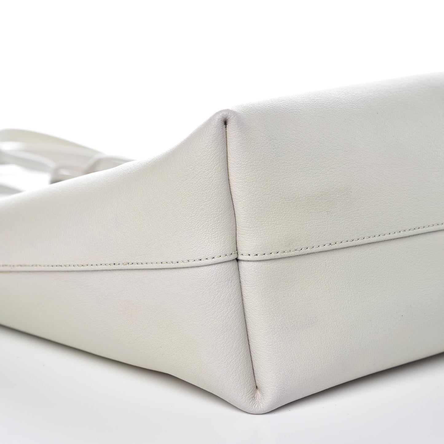 Calfskin Large Shopping Tote Porcellana