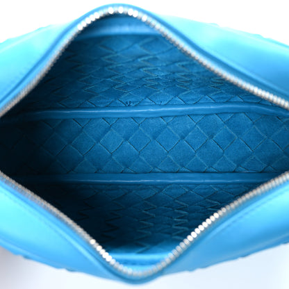 Bottega Veneta Calfskin Intrecciato Small Camera Bag Pool Blue 5 of 11