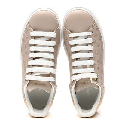 Louis Vuitton Calfskin Mahina Monogram Time Out Sneakers 39 Galet 5 of 10