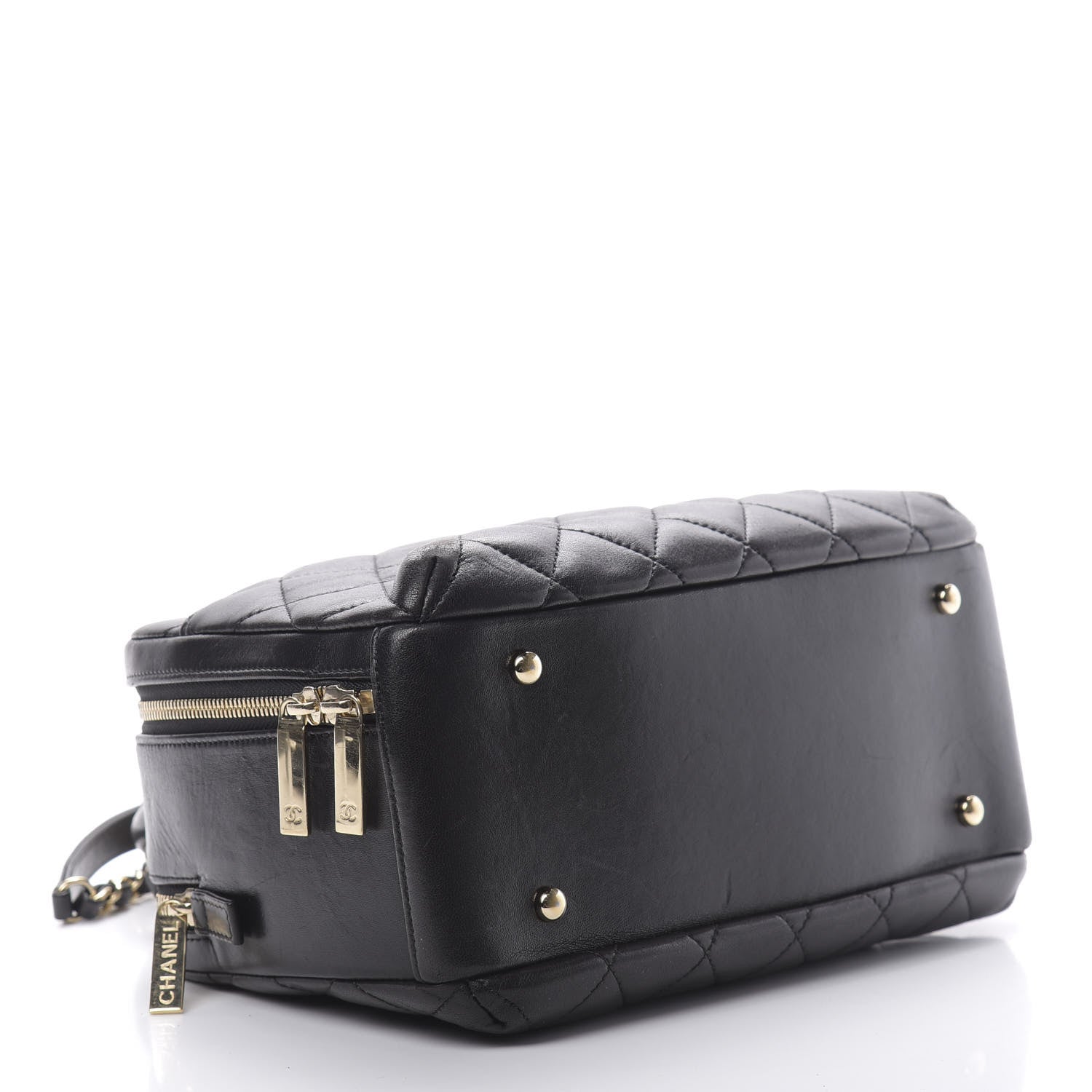 Chanel Lambskin Quilted Medium Trendy CC Bowling Bag Black 5 of 15
