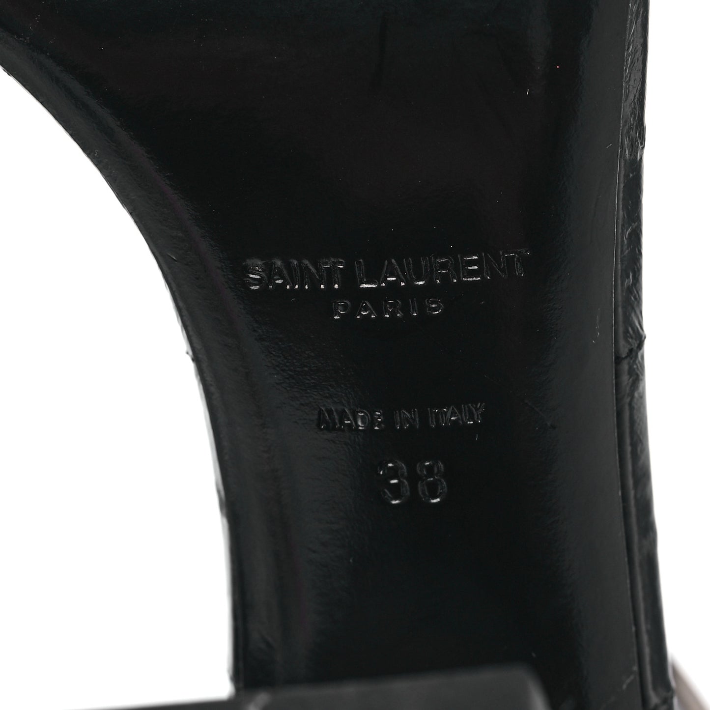 Anguilla LouLou 105 Buckle Sandals 38 Black