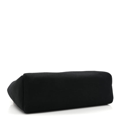 Hermes Toile Vache Calfskin Herbag 30 PM Black Natural 4 of 17