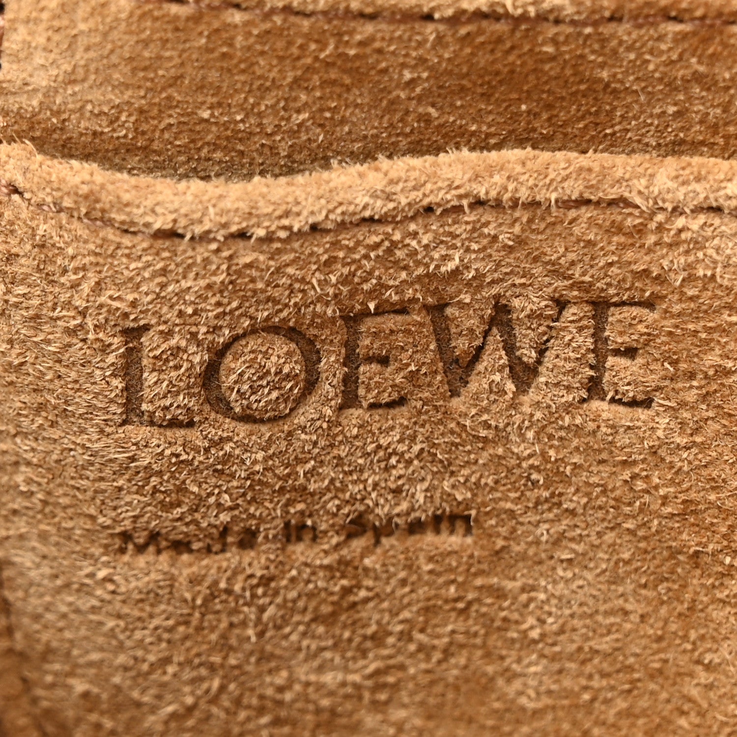 Loewe Grained Calfskin Mini Gate Crossbody Bag Caramel Pecan 7 of 10
