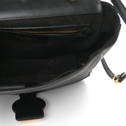 Burberry Trench Calfskin Medium DK88 Top Handle Bag Black 5 of 9
