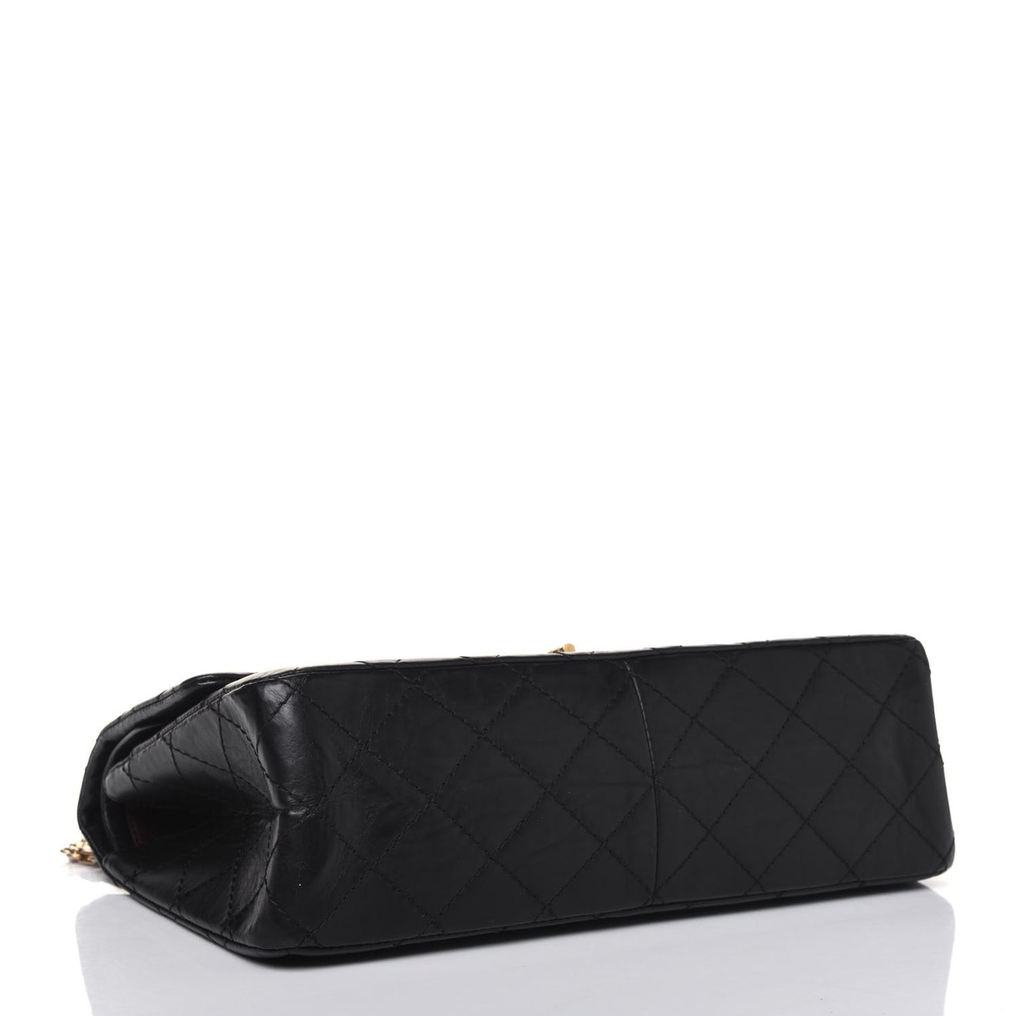 Aged Calfskin Quilted 2.55 Reissue 226 Flap Black