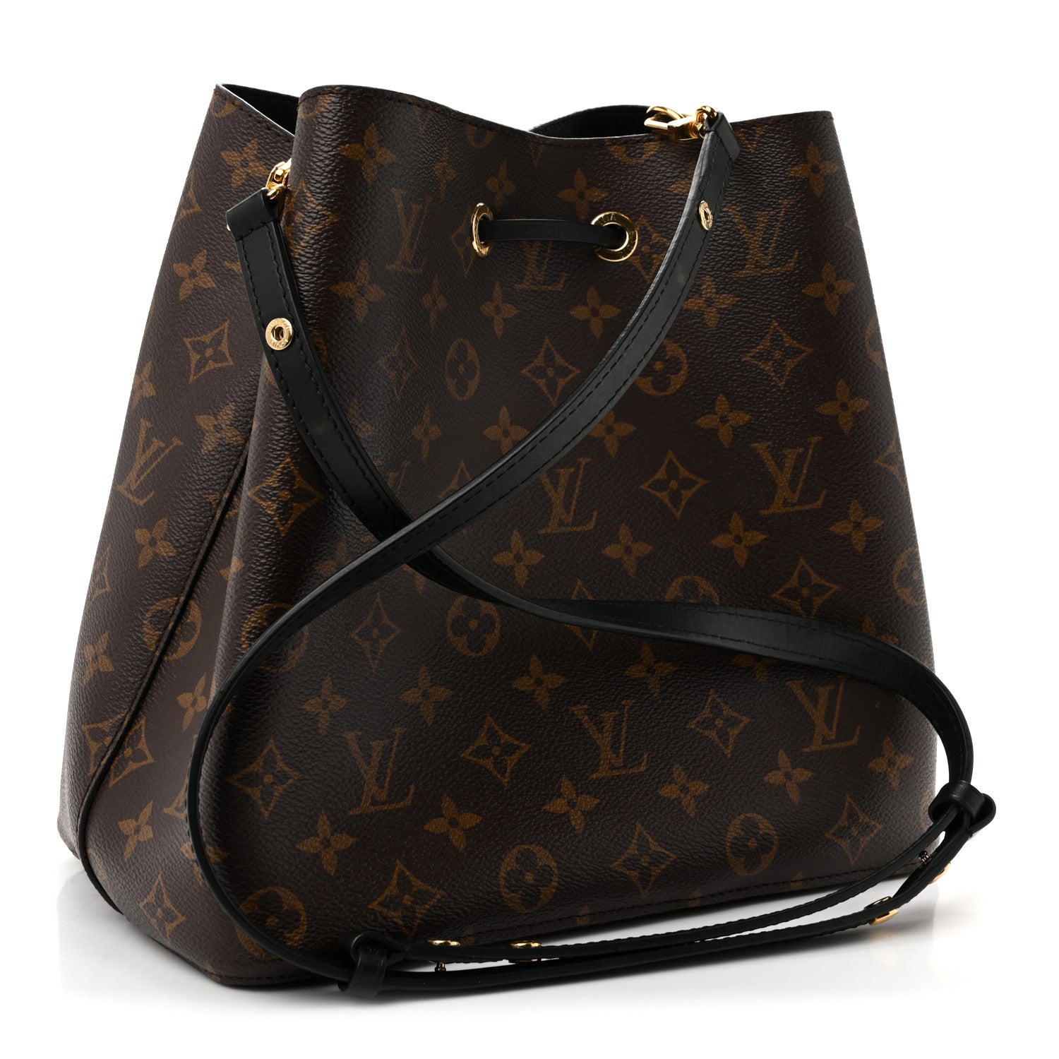Louis Vuitton Monogram Neonoe MM Black 2 of 9