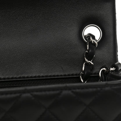 Chanel Lambskin Quilted Mini Rectangular Flap Black 7 of 12