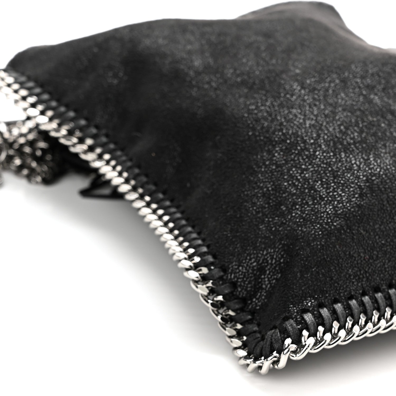 Stella McCartney Shaggy Deer Falabella Tassel Flat Crossbody Black 10 of 11