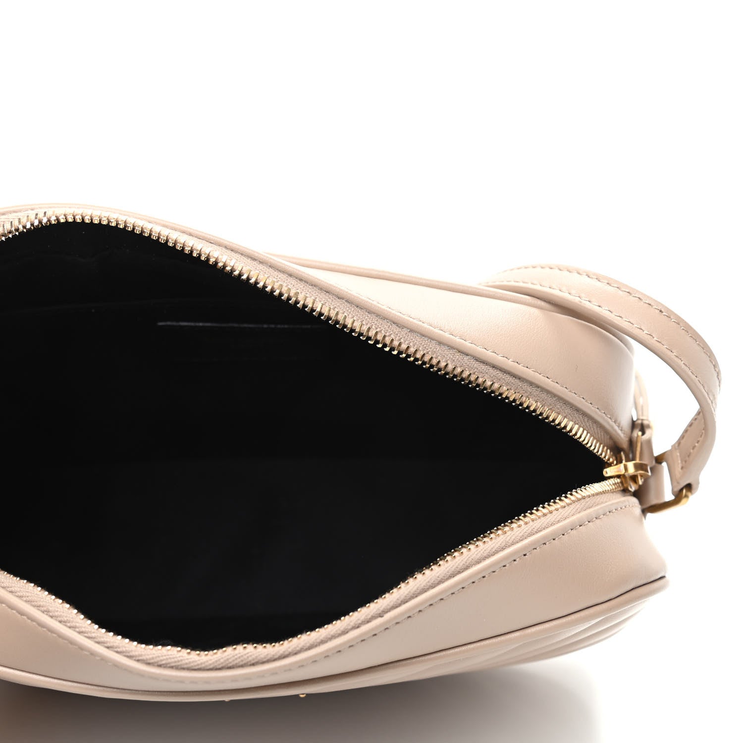 Saint Laurent Calfskin Matelasse Monogram Lou Camera Bag Dark Beige 5 of 9