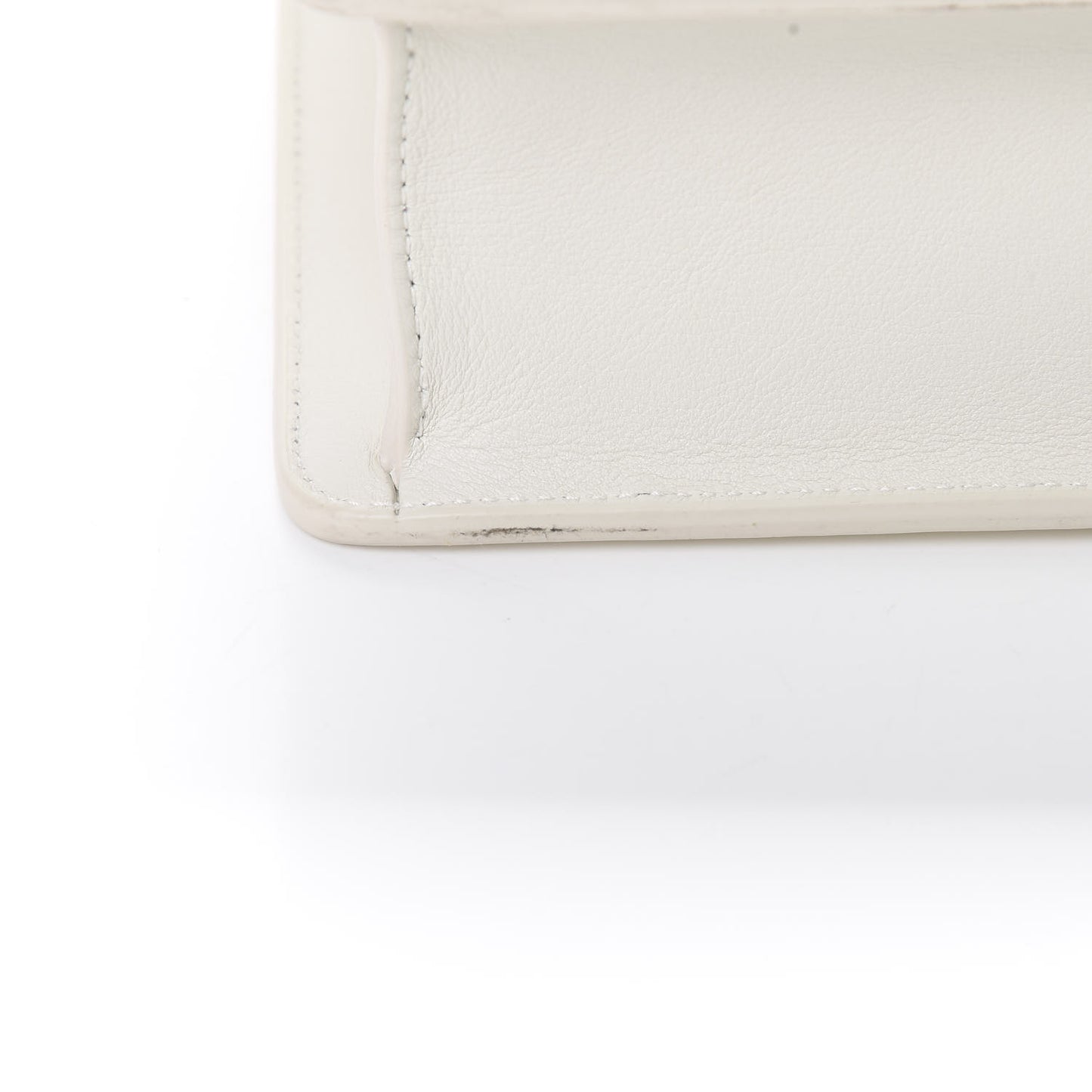 Calfskin 30 Montaigne Flap Bag White