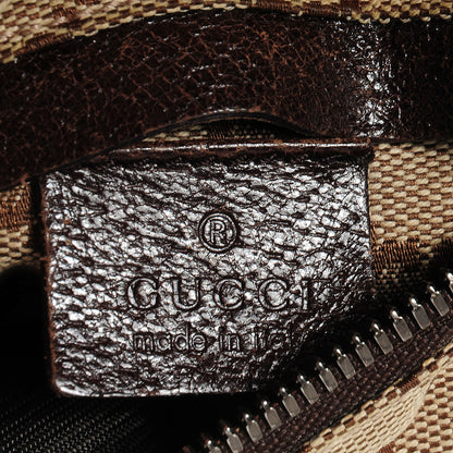 Gucci GG Monogram Double Pocket Belt Bag Dark Brown 7 of 10