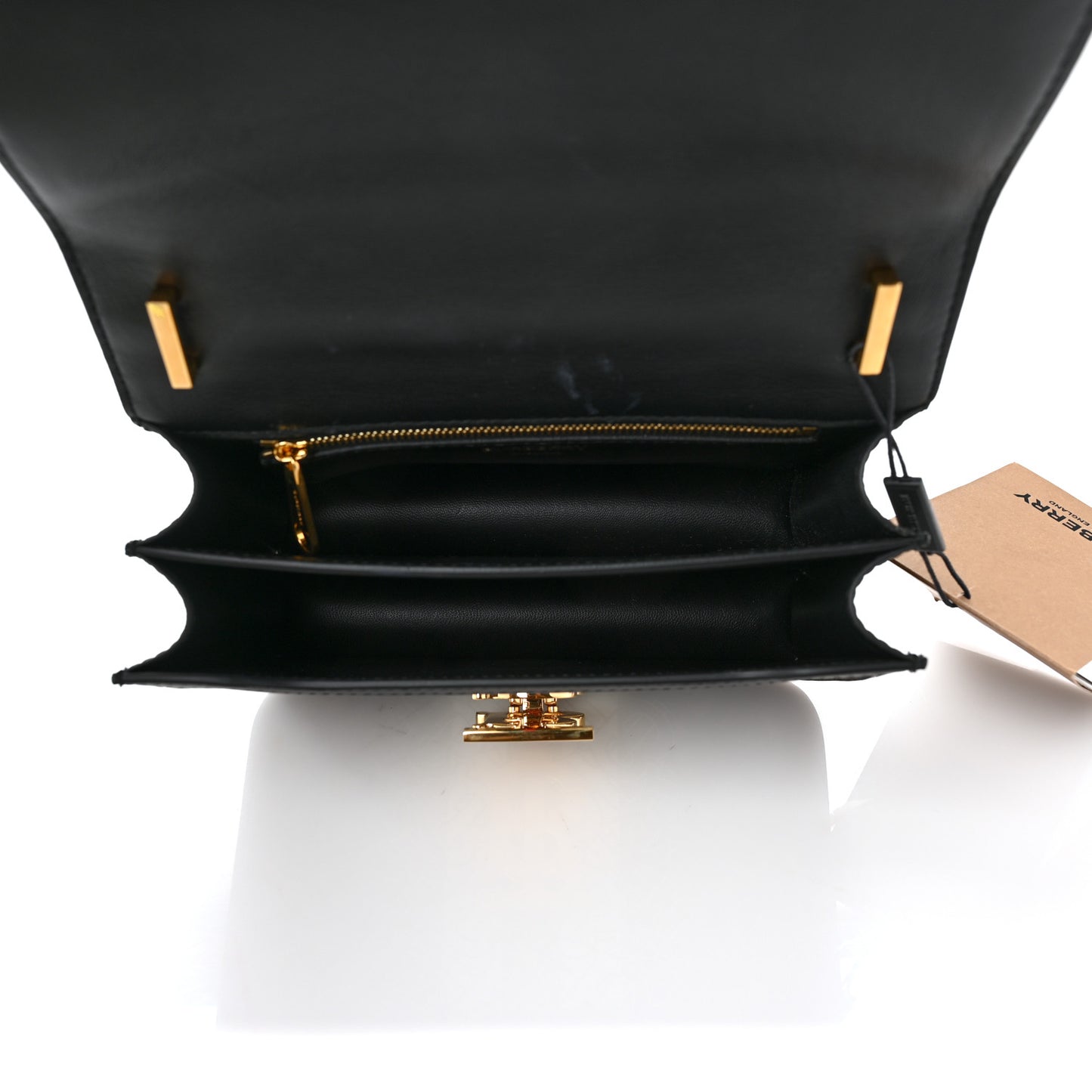 E-Canvas Monogram Stripe Small TB Bag Bridle Brown