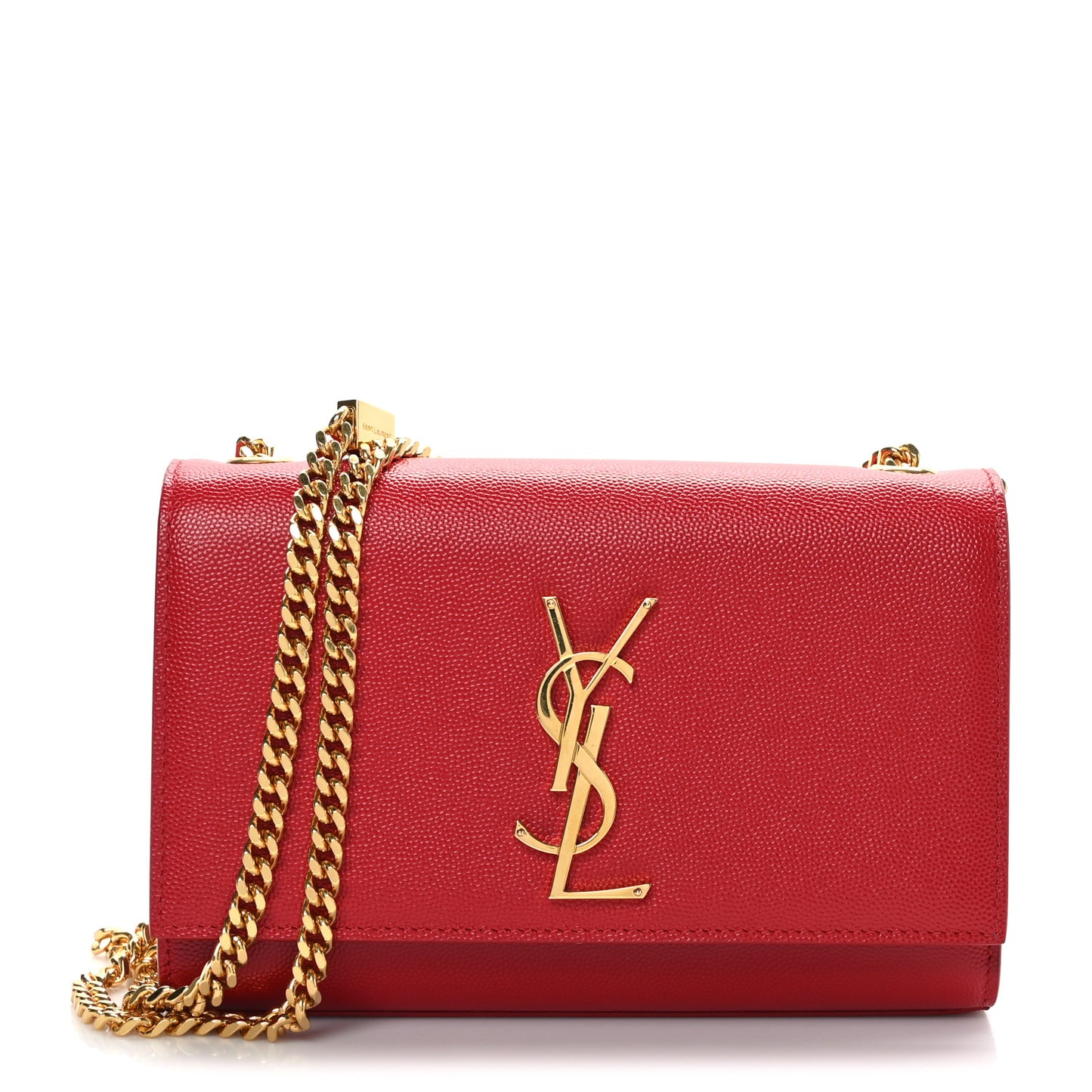 Grain De Poudre Small Monogram Kate Satchel Red
