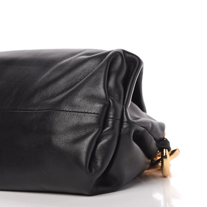 Bottega Veneta Calfskin The Pouch Chain Black 7 of 9