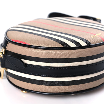 Burberry E-Canvas Calfskin Icon Stripe Louise Bag Archive Beige 8 of 9